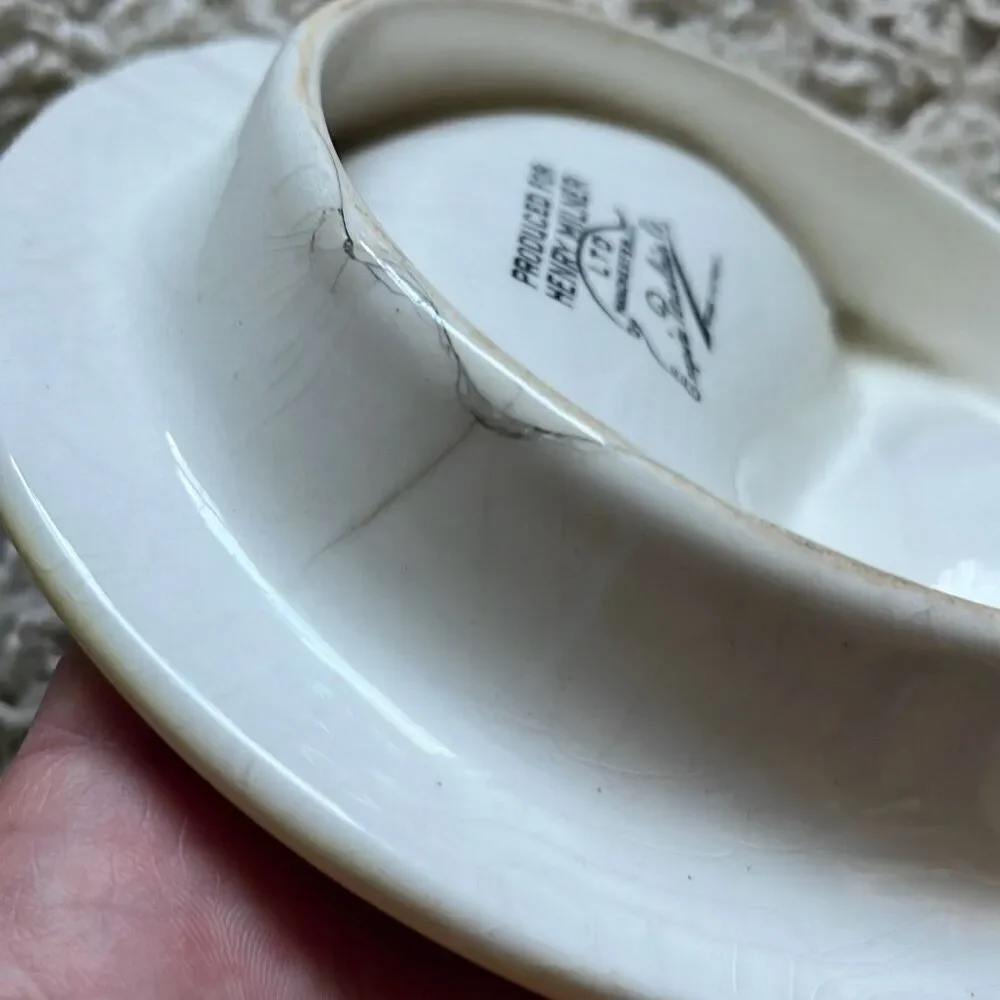 1960'S DUTTONS BREWERY OF BLACKBURN ASHTRAY Empire Porcelain Co. Henry Milner Ye